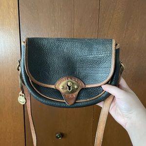 Dooney and Bourke Vintage black leather crossbody